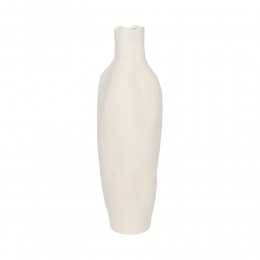 VILERA ΒΑΖΟ 16x16x50cm ΚΕΡΑΜΙΚΟ ΛΕΥΚΟ