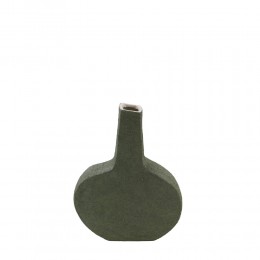 ELIXA ΒΑΖΟ 20x8x25cm ΚΕΡΑΜΙΚΟ ΠΡΑΣΙΝΟ