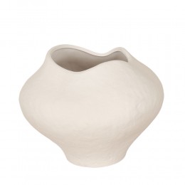VERAE ΒΑΖΟ 26x26x20cm ΚΕΡΑΜΙΚΟ ΛΕΥΚΟ