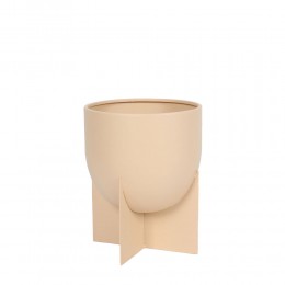 FINA ΚΑΣΠΩ 20x20x25.5cm ΜΕΤΑΛΛΟ ΜΠΕΖ