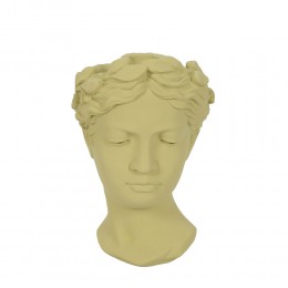 CEM ΒΑΖΟ 18x17x26.5cm CEMENT ΠΡΑΣΙΝΟ ΑΝΟΙΧΤΟ