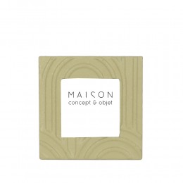 RAW ΚΟΡΝΙΖΑ 15.5x1.5x15.5cm MDF ΠΡΑΣΙΝΟ ΑΝΟΙΧΤΟ ΓΥΑΛΙ