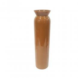 MARONA ΒΑΖΟ 7.5x7.5x31cm ΓΥΑΛΙ CARAMEL