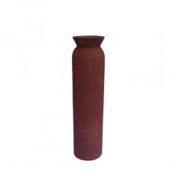 MARONA ΒΑΖΟ 7.5x7.5x31cm ΓΥΑΛΙ ΡΟΖ