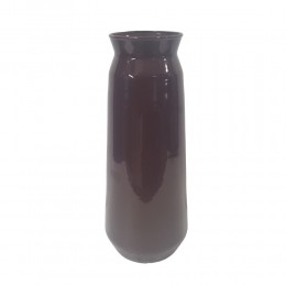 MARONA ΒΑΖΟ 10x10x26cm ΓΥΑΛΙ ΜΩΒ