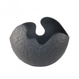 VULA ΒΑΖΟ 30x17x25cm ΑΛΟΥΜΙΝΙΟ ΜΑΥΡΟ