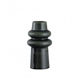 ARO ΒΑΖΟ 13.1x13.1x24.5cm ΚΕΡΑΜΙΚΟ ΠΡΑΣΙΝΟ