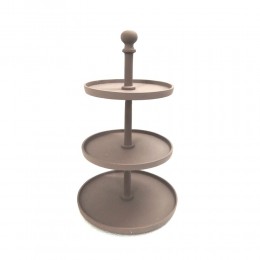 TRIVA ΟΡΝΤΕΒΙΕΡΑ 21x21x35cm ΑΛΟΥΜΙΝΙΟ ΣΑΠΙΟ ΜΗΛΟ