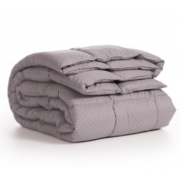 NEF-NEF HOMEWARE BASIC ΠΑΠΛΩΜΑ MONO MICRO-HOLLOW 160X220CM COLORFULL GREY 036166