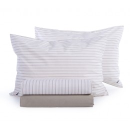 NAUTICA - NAU COAST PERCALE-COTTON ΣΕΤ ΣΕΝΤΟΝΙΑ ΥΠΕΡΔΙΠΛΑ 240X270CM ECRU 036521