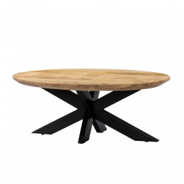 SKORPIO COFFEE TABLE ΚΑΡΥΔΙ ΜΑΥΡΟ 120x60xH45cm