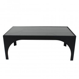ARCHES COFFEE TABLE ΜΑΥΡΟ ΜΑΤ 100x55xH38cm 04-1112