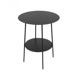 SIMPLE SIDE TABLE ΜΑΥΡΟ 40x40xH50cm 04-1122
