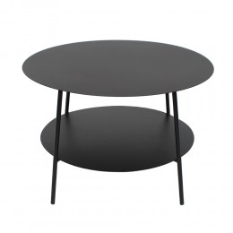 SIMPLE COFFEE TABLE ΜΑΥΡΟ 60x60xH40cm 04-1123