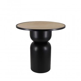 UP DOWN 65 COFFEE TABLE ΜΑΥΡΟ ΦΥΣΙΚΟ 65x65xH65cm 04-1150