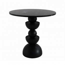 UP DOWN 50 SIDE TABLE ΜΑΥΡΟ 50x50xH50,5cm 04-1153
