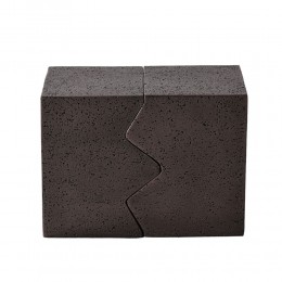 ABRACO SIDE TABLE SET 2ΤΕΜ MOCCA 60x30xH46cm 04-1181