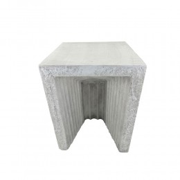 GATE SIDE TABLE CEMENT 34x34xH47cm 04-1187