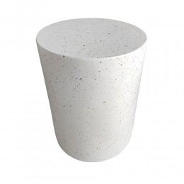 WHEEL SIDE SIDE TABLE TERRAZZO 35x35x47cm