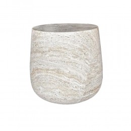 LITHOS SIDE TABLE BEIGE 49x49x41.5CM 04-1220