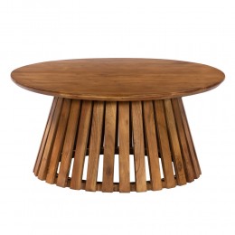 TORRE COFFEE TABLE ΚΑΡΥΔΙ 85x85x40 04-1244