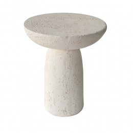 POROS SIDE TABLE BEIGE 40x40x46.3cm