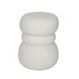 NIVO SIDE TABLE ΑΣΠΡΟ 35x37x47cm