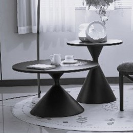 ICE COFFEE TABLE SET 2ΤΕΜ ΑΣΠΡΟ ΑΣΠΡΟ 70x70x40cm