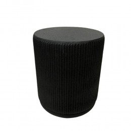 STYLOS SIDE TABLE ΜΑΥΡΟ 34x34x40cm