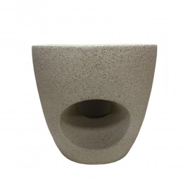 PORTAL SIDE TABLE SAND BEIGE 50x41x46.5cm