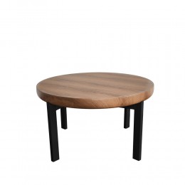 BOBBA COFFEE TABLE SONOMA ΜΑΥΡΟ 80x80x45cm