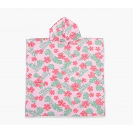 NEF NEF HOMEWARE ΠΟΝΤΣΟ LETS GO TROPIC 040064 PINK