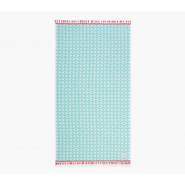 NEF NEF HOMEWARE ΠΕΤΣΕΤΑ ΘΑΛΑΣΣΗΣ OPTION FRINGES 90X170 040070 AQUA