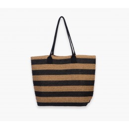 NEF NEF HOMEWARE ΤΣΑΝΤΑ ΘΑΛΑΣΣΗΣ VENIA 040102 NATURAL/BLACK