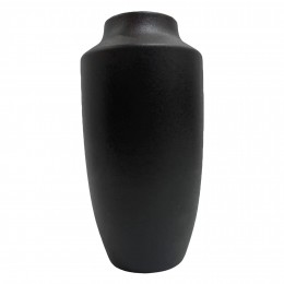 ΕΠΙΤΡΑΠΕΖΙΟ ΚΕΡΑΜΙΚΟ ΔΙΑΚΟΣΜΗΤΙΚΟ ΒΑΖΟ GLAΖΕ HM4588.02 ΜΑΥΡΟ ΜΑΤ Φ16x32Υεκ