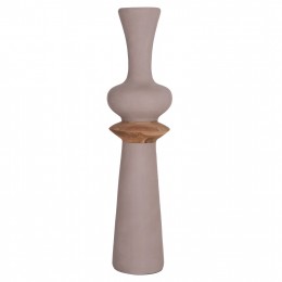 ΔΙΑΚΟΣΜΗΤΙΚΟ ΒΑΖΟ ΔΑΠΕΔΟΥ NEBULA HM4660.05L FIBER CEMENT TAUPE--ΞΥΛΟ ΤΕΑΚ Φ45x172Υεκ