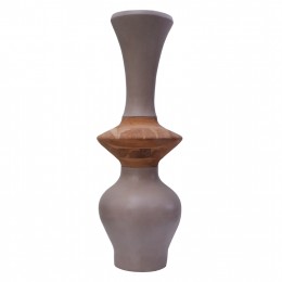 ΔΙΑΚΟΣΜΗΤΙΚΟ ΒΑΖΟ ΔΑΠΕΔΟΥ NEBULA HM4660.05S FIBER CEMENT TAUPE--ΞΥΛΟ ΤΕΑΚ Φ45x120Υεκ