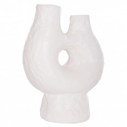 ΕΠΙΤΡΑΠΕΖΙΟ ΔΙΑΚΟΣΜΗΤΙΚΟ ΒΑΖΟ NAMENTIS HM4665.02S ΛΕΥΚΗ ΤΕΡΑΚΟΤΑ--26x15x32.5Υεκ