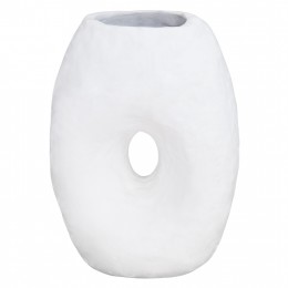 ΕΠΙΤΡΑΠΕΖΙΟ ΔΙΑΚΟΣΜΗΤΙΚΟ ΒΑΖΟ NAMENTIS HM4673.02L ΛΕΥΚΗ ΤΕΡΑΚΟΤΑ--26.5x16x36.5Υεκ