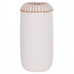 ΕΠΙΤΡΑΠΕΖΙΟ ΔΙΑΚΟΣΜΗΤΙΚΟ ΒΑΖΟ LENNOX HM4675.02S TΕΡΑΚΟΤΑ ΣΕ ΛΕΥΚΟ--Φ18x33Υεκ.