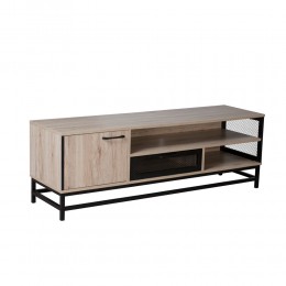 PLEGMA TV STAND SONOMA ΜΑΥΡΟ 140x39x47 05-0504