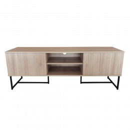 VERTICAL TV STAND 2ΠΟΡΤΕΣ 1ΡΑΦΙ ΦΥΣΙΚΟ 150x39x53
