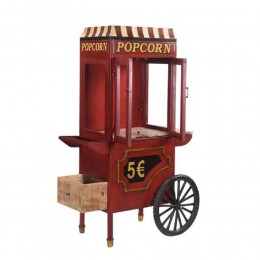 POP CORN ΚΟΝΣΟΛΑ ΚΟΚΚΙΝΟ CREAM 64x46xH160cm