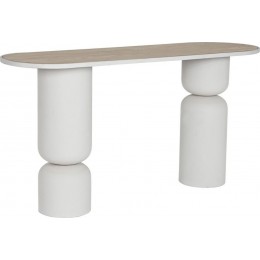 UP DOWN ΚΟΝΣΟΛΑ ΛΕΥΚΟ ΦΥΣΙΚΟ 150x45xH77cm 05-0788