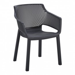 ΠΟΛΥΘΡΟΝΑ ΠΟΛΥΠΡΟΠΥΛΕΝΙΟΥ PEGGY HM6368.02 ΜΑΥΡΟ 60x55x79Υεκ