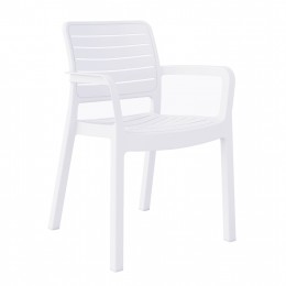 ΠΟΛΥΘΡΟΝΑ ΕΞΩΤ.ΧΩΡΟΥ FLAN HM6369.01 ΛΕΥΚΟ ΠΟΛΥΠΡΟΠΥΛΕΝΙΟ 57x56x82.5Yεκ.