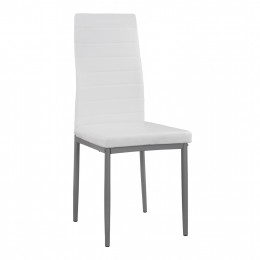 ΚΑΡΕΚΛΑ ΜΕΤΑΛΛΙΚΗ LADY HM0037.11 ΛΕΥΚΟ PU ΜΕΤΑΛΛΙΚΟ ΣΚΕΛΕΤΟ K/D 40x48x95 εκ. 0525288