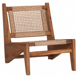 ΚΑΡΕΚΛΑ LOUNGE LUKILLA HM9913 ΞΥΛΟ TEAK ΣΕ ΦΥΣΙΚΟ--ΣΥΝΘ.ΣΧΟΙΝΙ ΜΠΕΖ 55,5x74x65Υεκ. 0525766