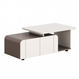 ΝΤΟΥΛΑΠΙ ΓΡΑΦΕΙΟΥ ΣΕΙΡΑ NEWLINE HM18285 ΜΕΛΑΜΙΝΗ ΣΕ ΚΡΕΜ-ΑΝΟΙΧΤΟ ΚΑΦΕ 120x60x42Υεκ