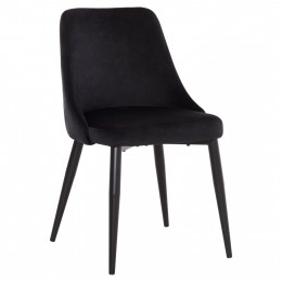 ΚΑΡΕΚΛΑ SERENITY HM8527.14 ΒΕΛΟΥΔΟ ΜΑΥΡΟ ΜΕ ΜΑΥΡΑ ΜΕΤΑΛΛΙΚΑ ΠΟΔΙΑ 51x54x83,5Υεκ. 0529084